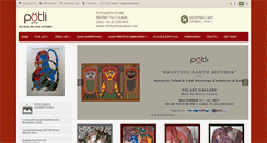 Desktop Screenshot of potliarts.com